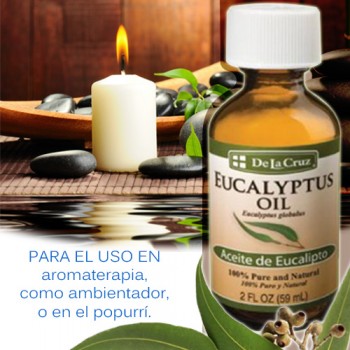 De la Cruz Eucalyptus Oil 2 FL OZ (59 ml)