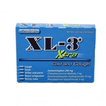 XL-3 Xtra Cold And Cough Capsules, 12 Softgels